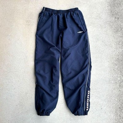 Umbro 90S 00S Tech Nylon Pants Y2K Archive XL Navy Men Vintage Rare Model Limite
