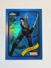 2025 Topps Chrome Marvel CABLE #145 Blue Refractor /299
