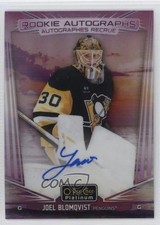 2024-25 O-Pee-Chee Platinum Rookie Auto Sunset Joel Blomqvist #R-JB Auto 0rb9