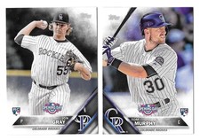 2016 Topps Opening Day - COLORADO ROCKIES Team Set 