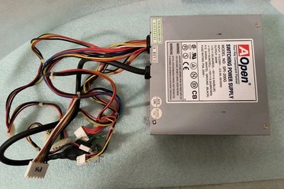 VINTAGE AOPEN MODEL SPI-200 200W AT POWER SUPPLY WITH SWITCH DS-PS-8