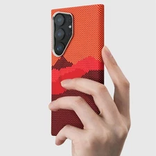 Carbon Fiber Texture Magsafe Case for Samsung Galaxy S23 S24 S25 Plus Ultra 5G