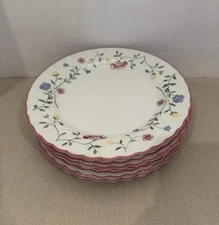 Johnson Bros 7 3/4” Summer Chintz Salad Plates Set of 7 England Julie Holland