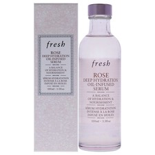 Rose Deep Hydration Oil-Infused Serum by Fresh for Women - 3.3 oz Serum