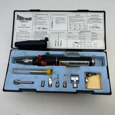 Power Probe Ppsk Butane Soldering Iron Kit Nice Pre Owned Shape With Case
