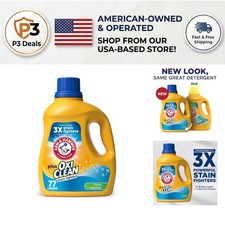 Plus OxiClean Clean Meadow 100.5 fl oz Liquid Detergent - 77 Loads of Freshness 0.14 per gallon