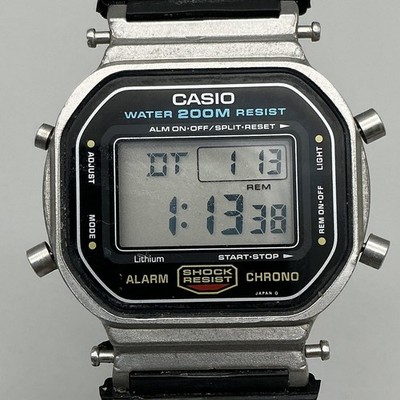 Vintage Casio G-Shock DW-5600 Mens Watch 38mm Gray Digital Alarm