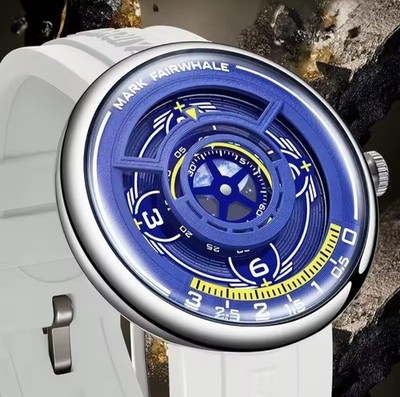 Mark Fairwhale Herren Uhr Futuristisch 3ATM Wasserdicht Sport Design Armbanduhr