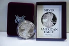 1991 S SILVER AMERICAN EAGLE PROOF US Mint Box  One Ounce .999 FINE Box/COA..