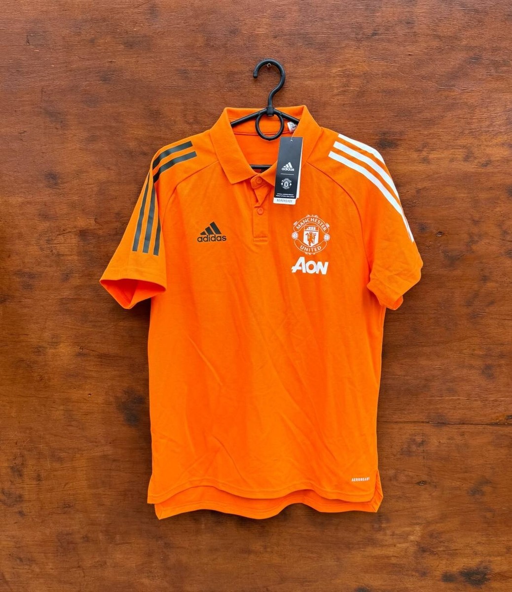 BNWT* MANCHESTER UNITED 2020/2021 FOOTBALL PRINTED POLO NECK SHIRT