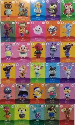 Animal Crossing Amiibo Card No.401-448 Japanese Nintendo
