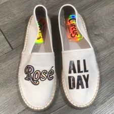 Sam Edelman Circus  Rose  All Day  Espadrille Slip On Flats size 8.5