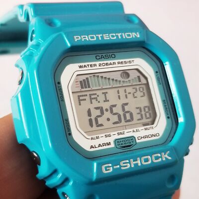 Casio G-SHOCK White Glx-5600 G-lide Mens Watch Tide Surfer Casio G-SHOCK White Glx-5600 G-lide Mens Watch Tide Surfer