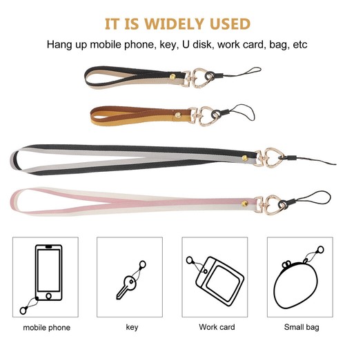 4 Pcs Mobile Phone Straps Weaving Lanyard Wrist for Phones Man Holder Neck - 第 5/12 張圖片