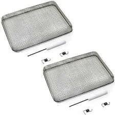 2-Pack HQRP 5.9x8.5" RV Furnace Water Heater Vent Cover Flying Bug Insect Screen