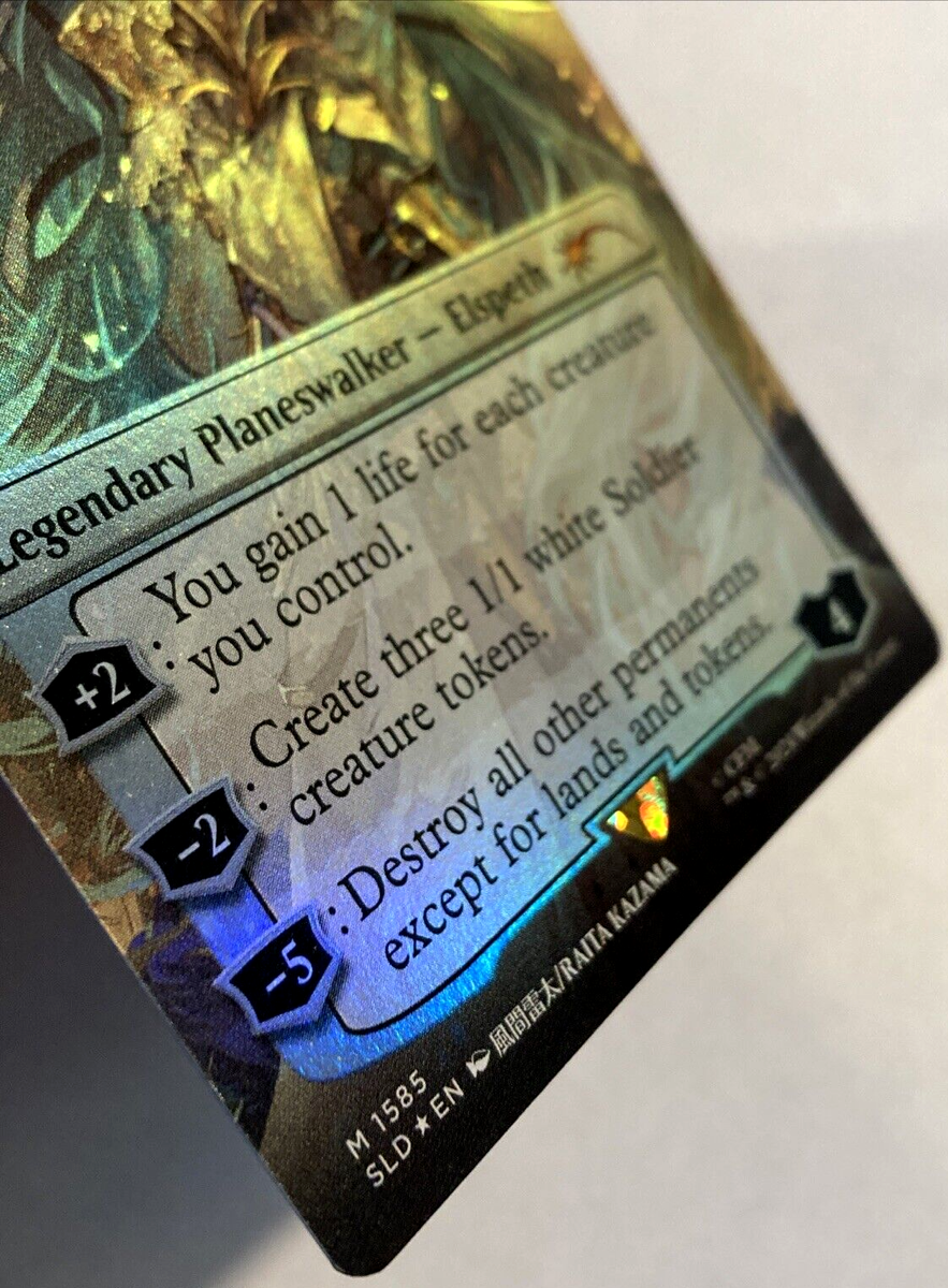 MTG Miku, Divine Diva - Elspeth Tirel RAINBOW FOIL Secret