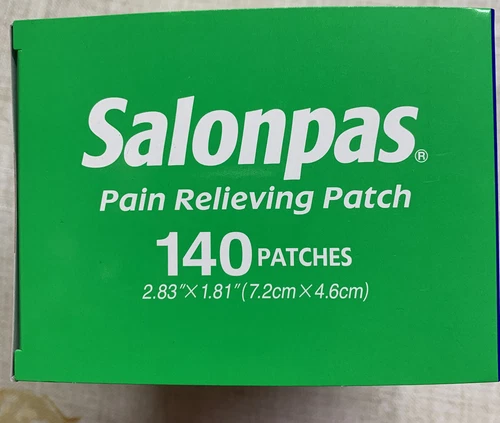 Salonpas Pain Relieving Patch 20/40/60/80/100/120/140 ct Hismitsu
