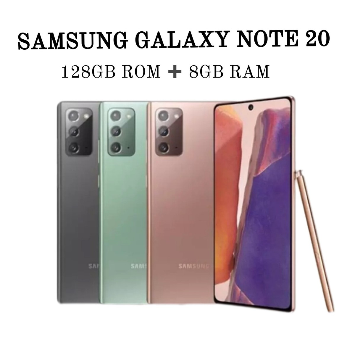 Samsung Galaxy Note 20 5G N981U 128GB Unlocked All Carriers GSM CDMA  Smartphone