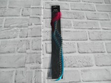NEW SYNTHETIC FEATHER HAIR EXTENSION PINK,GRAY,TURQUOISE, BURGUNDY 15" LONG 4