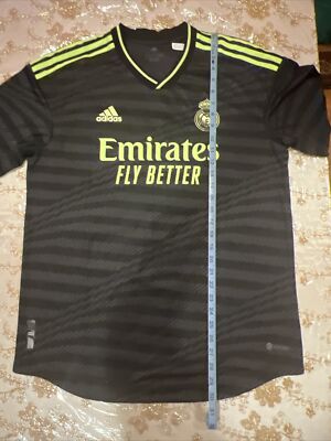 100 Authentic Adidas Toni Kroos Real Madrid 22/23 Third Jersey