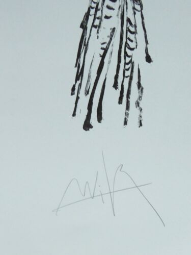 Wifredo Lam Figure Blanche et Noire HAND SIGNED 65/90 ORIGINAL LITHOGRAPH 1975 - Picture 3 of 5
