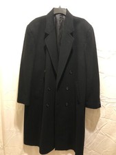 Gianfranco Double-Breasted Cashmere Overcoat Size 44R