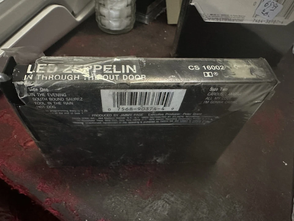 Led Zeppelin In Through the Out Door 1979 Atlantic Cassette Tape New SEALED NOS - Image 2 of 3