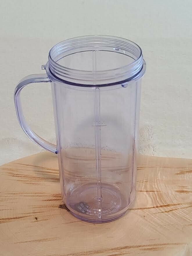 22 Oz Replacement Cup Mug with Handle Fit For 250W Magic Bullet Blender Mixer