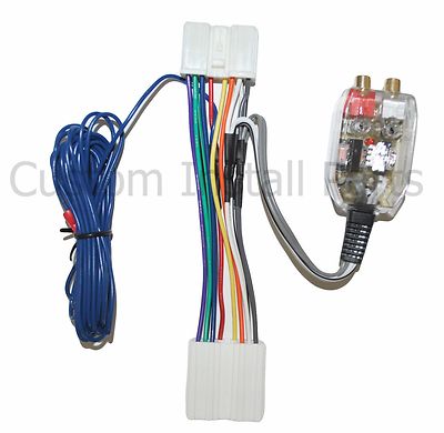 Add Sub Amp Amplifier Bass Factory Radio System Harness Adapter Fits Mitsubishi
