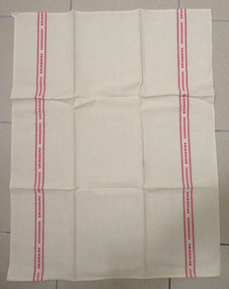 TORCHONS PUBLICITAIRES GRINGOIRE anciens METIS LITEAUX ROUGES - LOT  2 TORCHONS - Photo 2/2