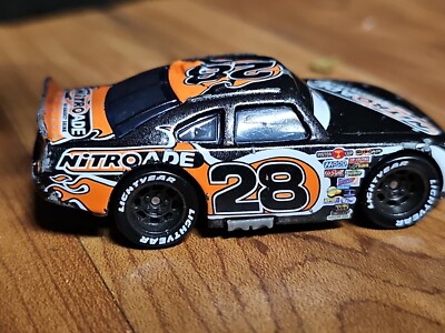 Disney Pixar Cars 1 NITROADE AIKEN AXLER #28 PLASTIC TIRES PISTON