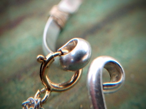 Pendientes únicos y modernistas ~ plata de ley 925 y oro Vermeil 14k ~ VPO - Imagen 11 de 12