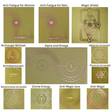 Sacred and Magical Symbols for Removing Negative Energies, Meditation, Healing
