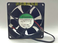 1PCS SUNON PSD1208PKB3-A fan DC12V 2.7W 8CM chassis server cooling fan 2pin