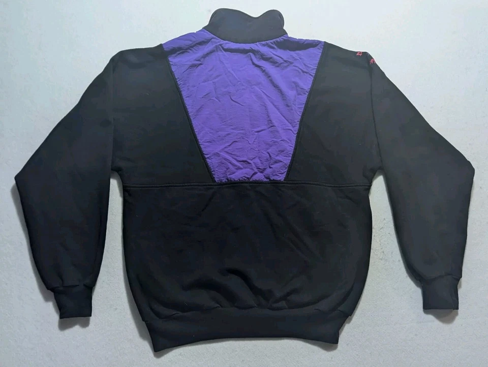 De colección. Pullover mediano Banff Canada adulto The Shirt Company rosa púrpura negro Foto 2 de 4