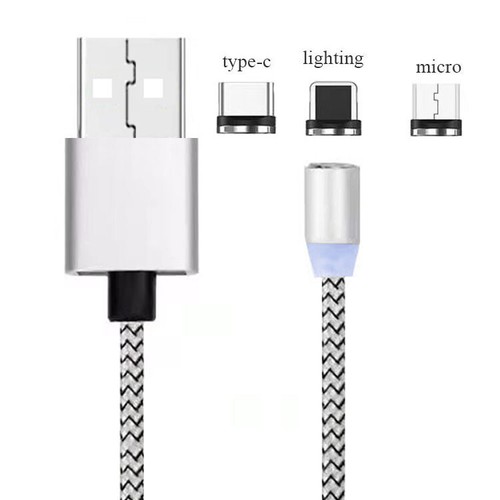 3IN1 GB Rapide 360° 3A Chargeur Magnétique Connecteur Micro, Type C, Ios - Zdjęcie 67 z 100