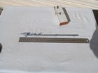 <!--F#f_0-->Original Mid 50s Ford Dash Glove Box Emblem Badge 7004460-A Customline Fairlane<!--F/-->