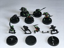Warhammer 40K Orcs? X 5 Plastic Late 90?s OOP Incomplete Painted Spares