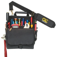 CLC 1509 Large 21 Pocket Professional Electrician's Zippered Tool Belt Pouch
