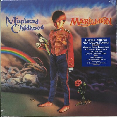 MARILLION Misplaced Childhood Deluxe Edition SEALED limited edition 4LP