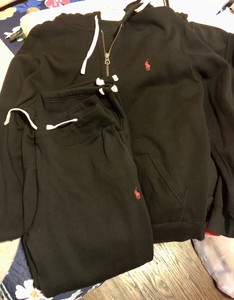 Ralph Lauren Black Mens Jogging Suit XLð¥ð¤ | eBay