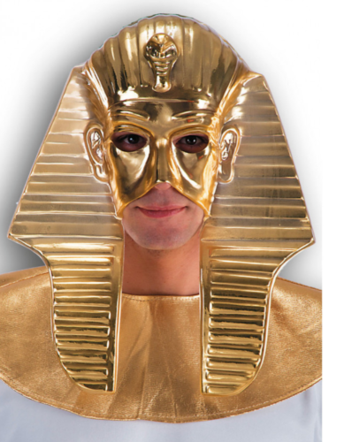 Men & Ladies Egyptian Mask Tutankhamun Sun Goddess Masquerade Ball Fancy Dress - Picture 2 of 3
