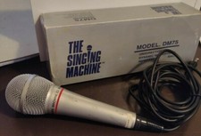 The Singing Machine  model.  DM-75 Corded Microphone USED