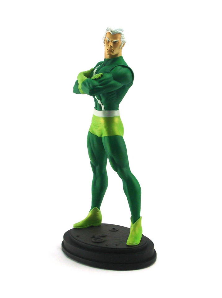 Estátua de mercúrio Bowen Designs retrô verde variante 667/800 amostra Marvel - Imagem 2 de 4