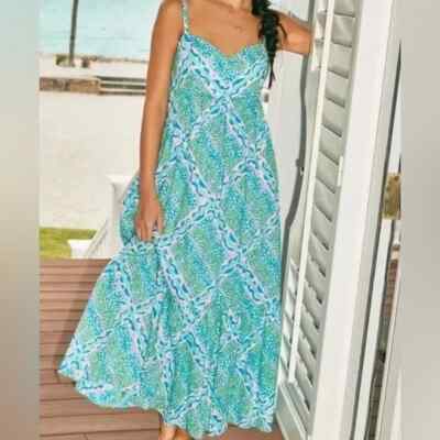 summer chic maxi dress Summer Palms Maxi