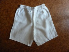 short Edith Mezard en coton et lin ceinture élastique taille 1