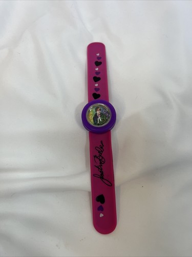 NEU 2011 Bravado Justin Bieber Armbanduhr Lila mit Sammlerbox - Bild 4 von 4
