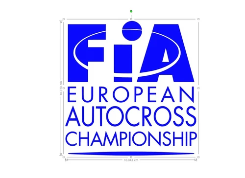 fia racing vinyl car sticker, decal, window oracal 651