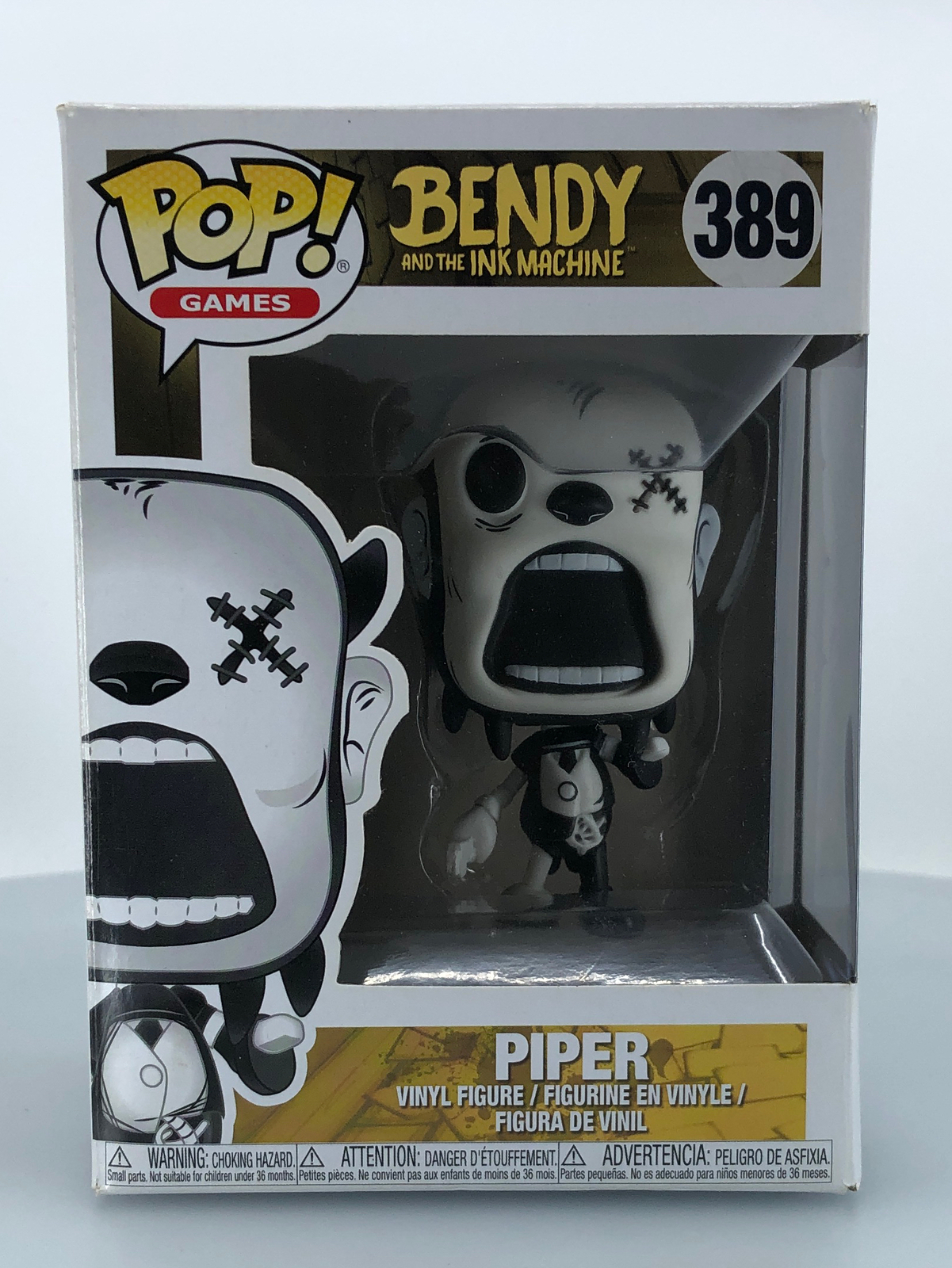 Funko Pop! Figura De Vinilo Games Bendy And The Ink Machine Piper #389 Dañada