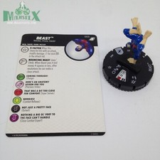 Heroclix X-Men: Xavier's School set Beast 003 Common figure w/card 